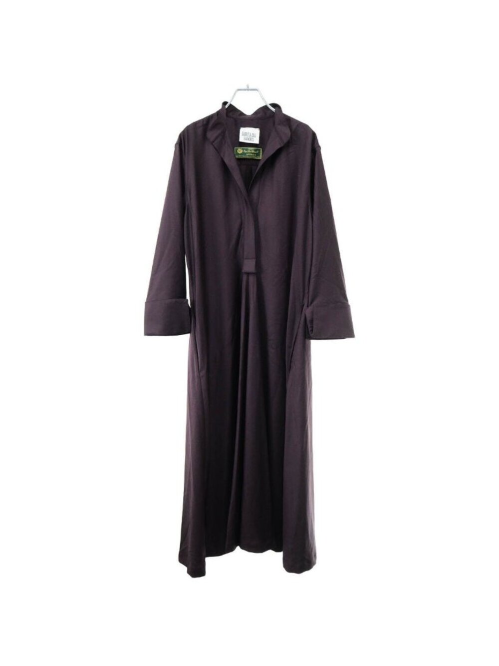 Loro Piana Gabriela Coll Garments Kurta Dress Shirt Purple 46